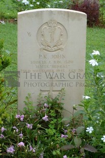 TRINCOMALEE WAR CEMETERY - JOHN, P K